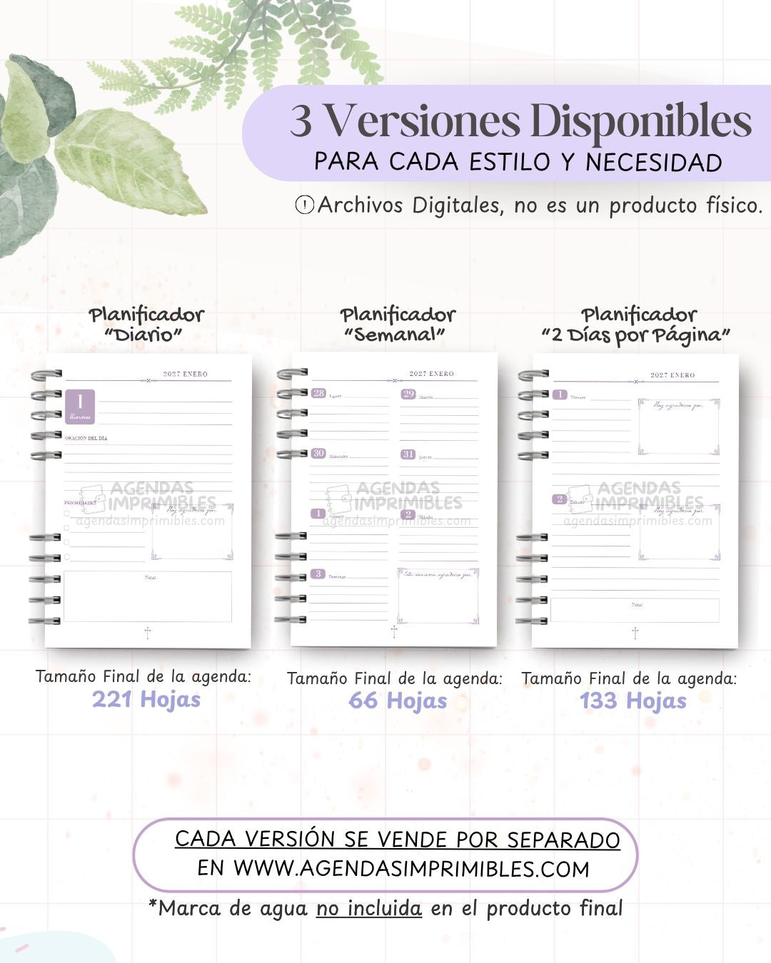 Agenda Devocional 2027 - Archivo Imprimible - imagen 2