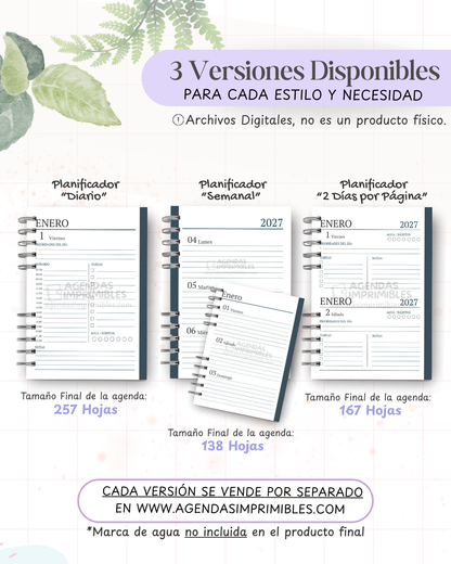 Agenda Caballero 2027 - Archivo Imprimible - imagen 2