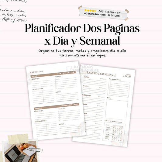 Agenda Emprendedora Dos Días x Pagina | 2026