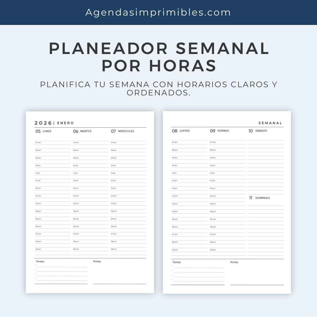 Agenda Manicurista Semanal 2026 | 2026
