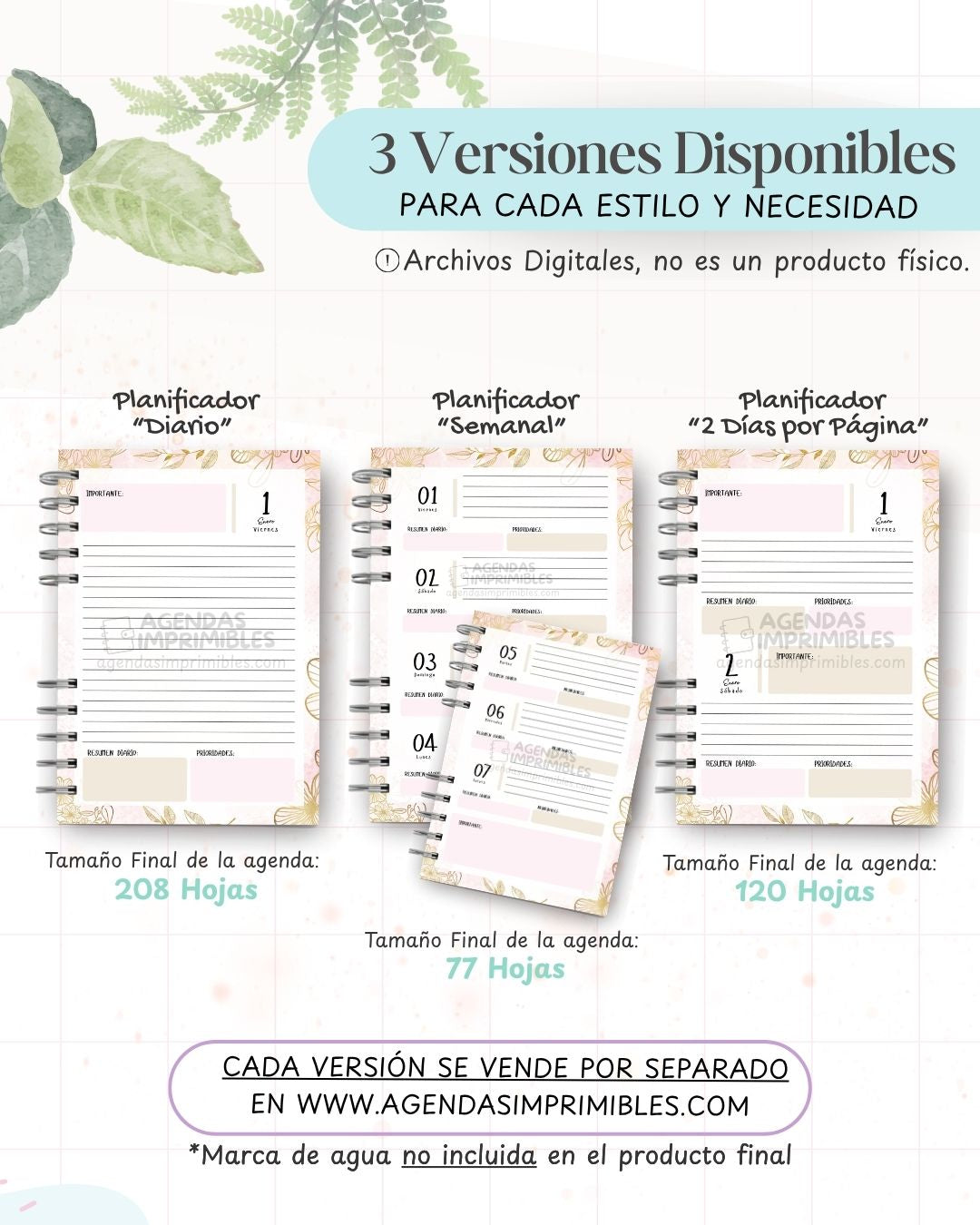 Agenda Mariposas 2027 - Archivo Imprimible - imagen 2