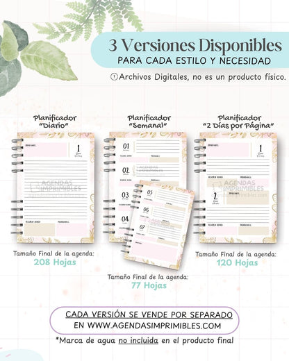 Agenda Mariposas 2027 - Archivo Imprimible - imagen 2