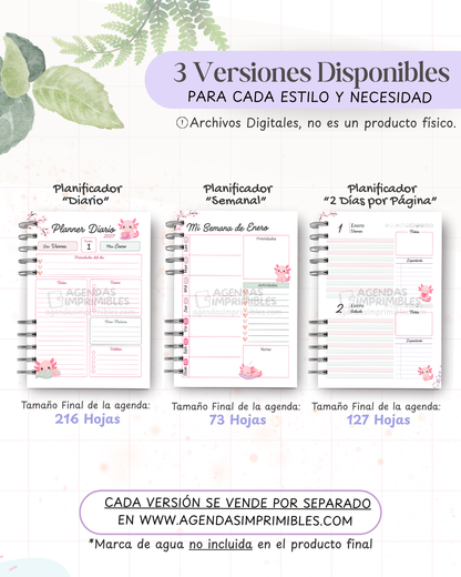 Agenda Ajolote 2027 - Archivo Imprimible - imagen 2