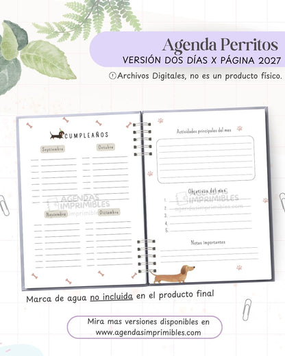 Agenda Perritos 2027 - 2 Días - imagen 2