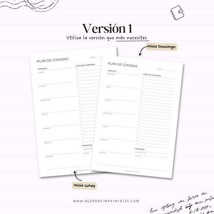 Plan de Comidas