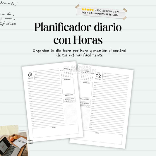 Agenda Elegante Unisex Diaria | 2026