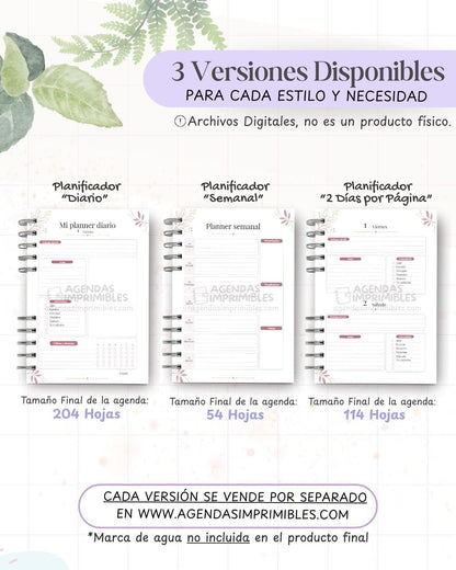 Agenda Menstrual 2027 - Archivo Imprimible - imagen 2
