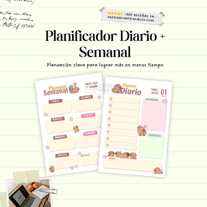 Agenda Capibara Diaria | 2026