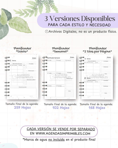 Agenda Docente Minimalista 2027 - Archivo Imprimible - imagen 2