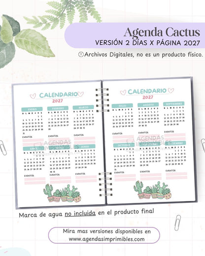 Agenda Cactus 2027 - 2 Días - imagen 2