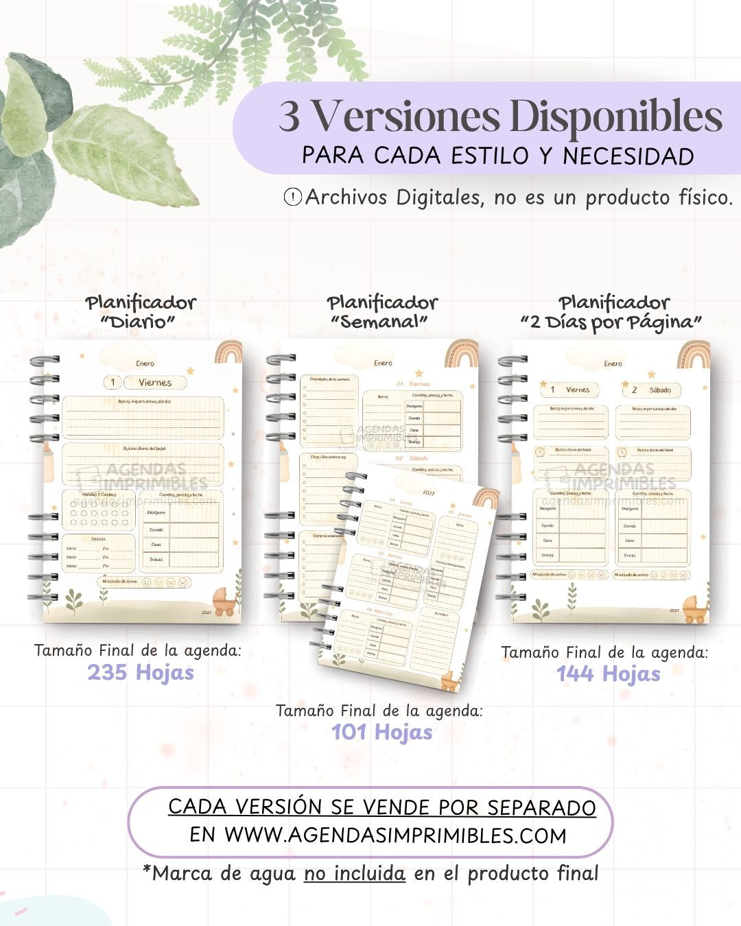 Agenda Pediátrica 2027 - Archivo Imprimible - imagen 2