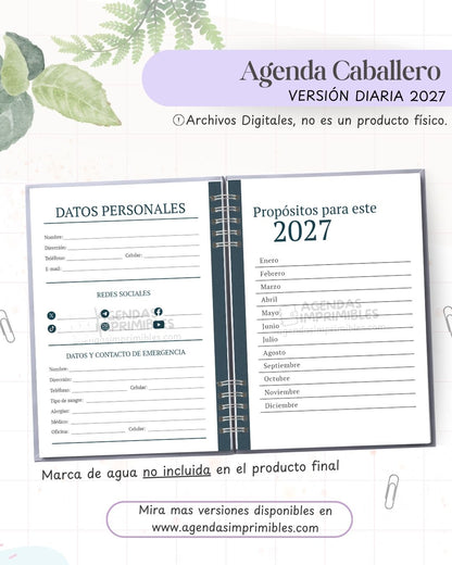Agenda Caballero 2027 - Diario - imagen 2