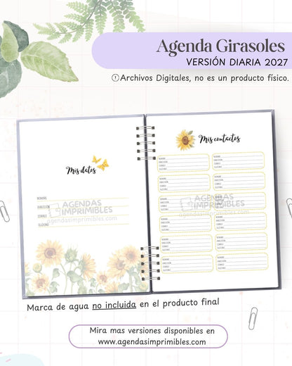 Agenda Girasoles 2027 - Diario - imagen 2