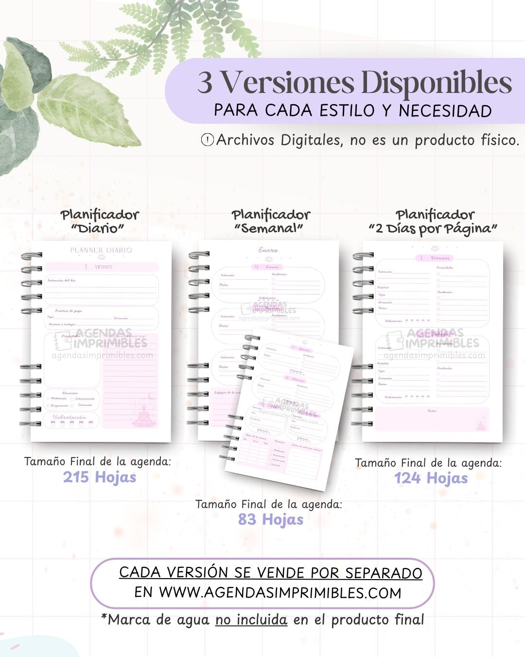 Agenda Yoga 2027 - Archivo Imprimible - imagen 2