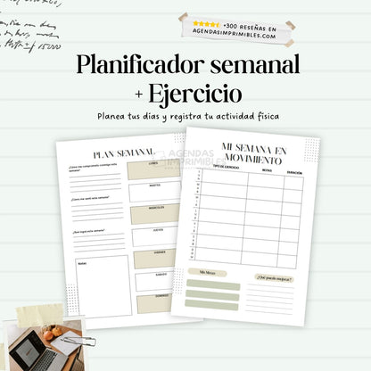 Agenda Hábitos Saludables Semanal | 2026