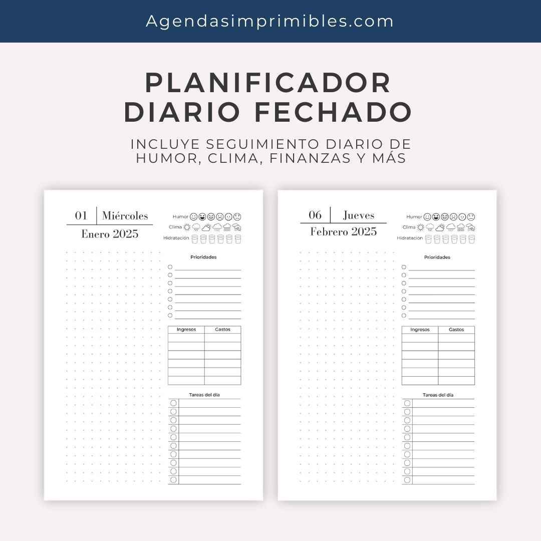 Agenda Ejecutiva Diaria | 2025
