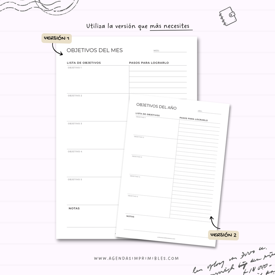 Lista de Objetivos
