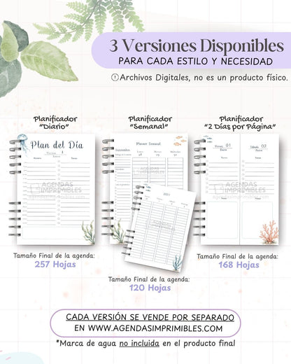 Agenda Mar y OcÃ©ano 2027 - Archivo Imprimible - imagen 2