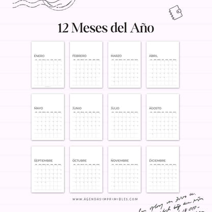 Calendario 2026 Mensual Vertical