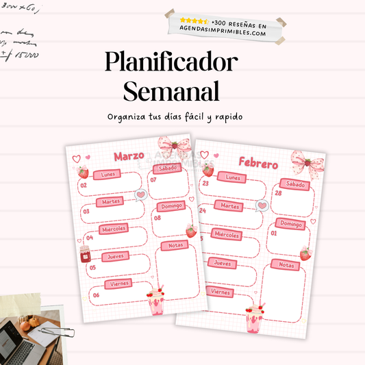 Agenda Fresas Semanal | 2026