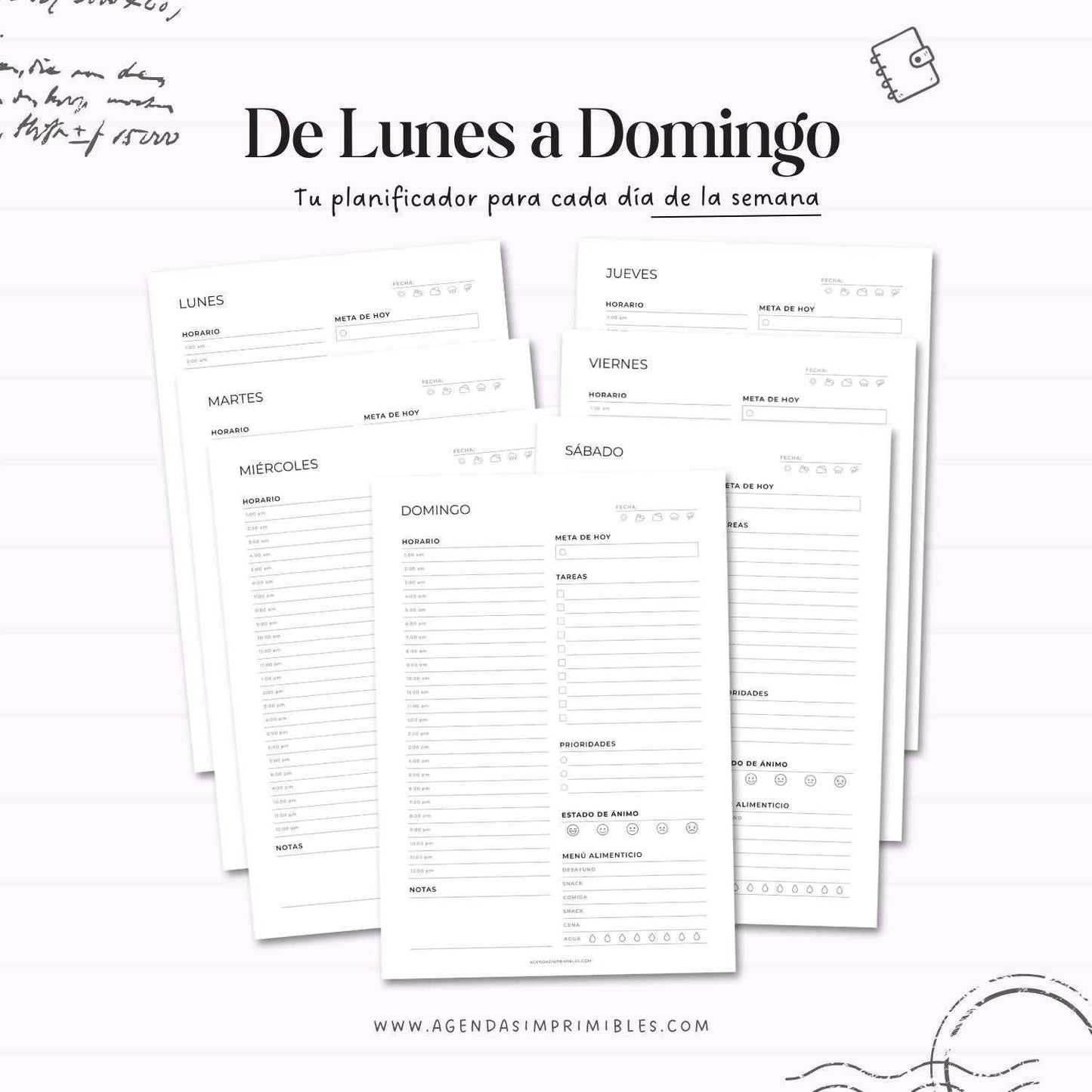 Planificador Diario 7 Días