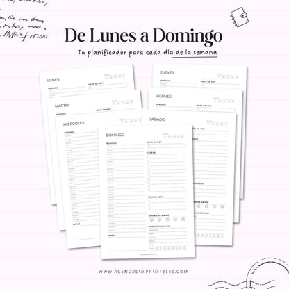 Planificador Diario 7 Días