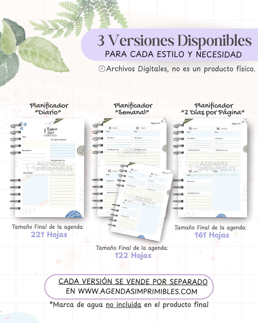 Agenda Snoopy 2027 - Archivo Imprimible - imagen 2