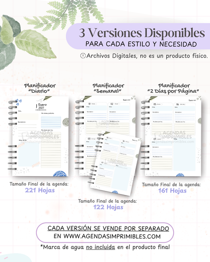 Agenda Snoopy 2027 - Archivo Imprimible - imagen 2