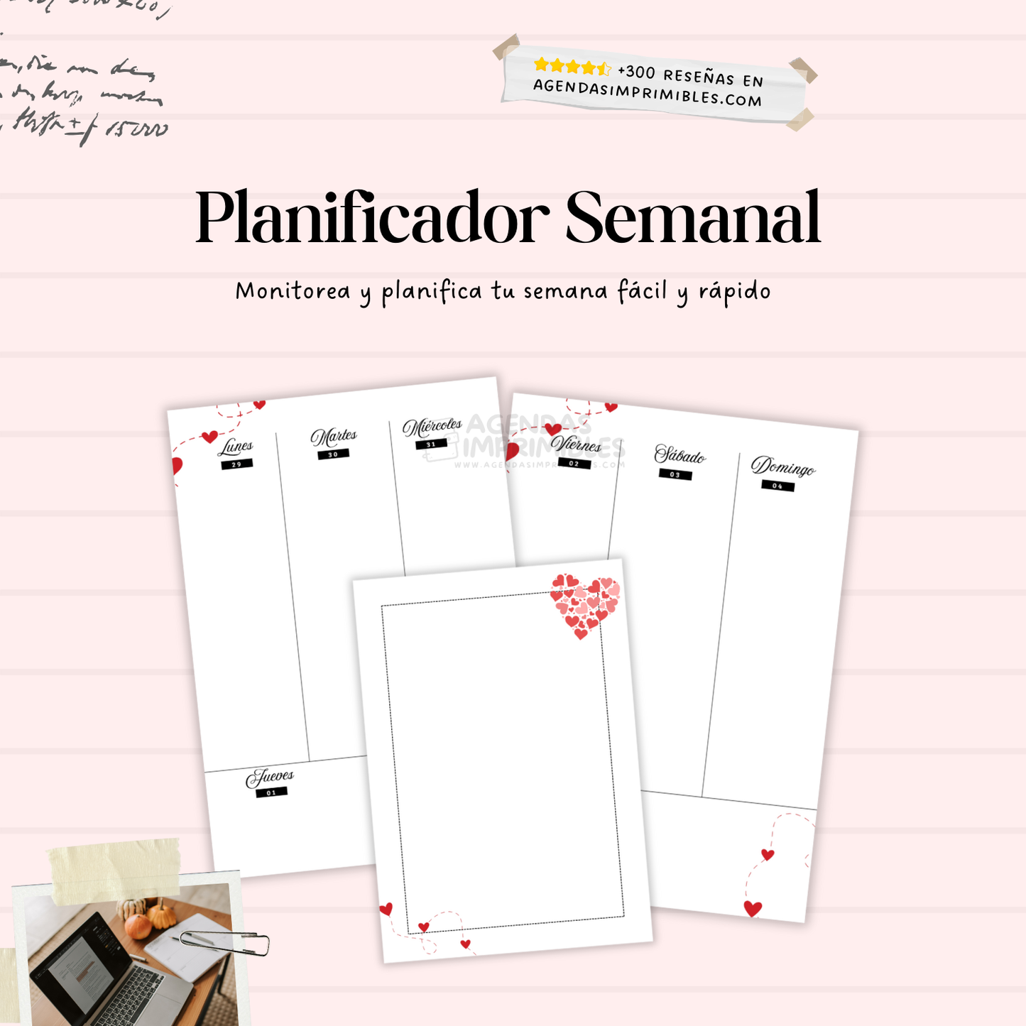 Agenda Corazones semanal| 2026