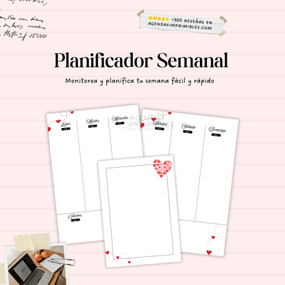 Agenda Corazones semanal| 2026