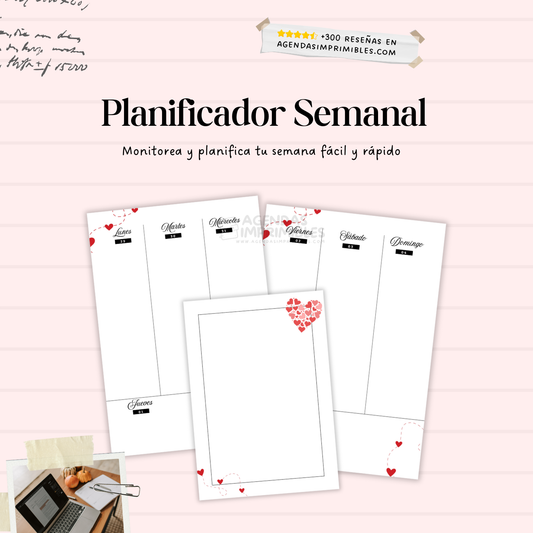 Agenda Corazones semanal| 2026