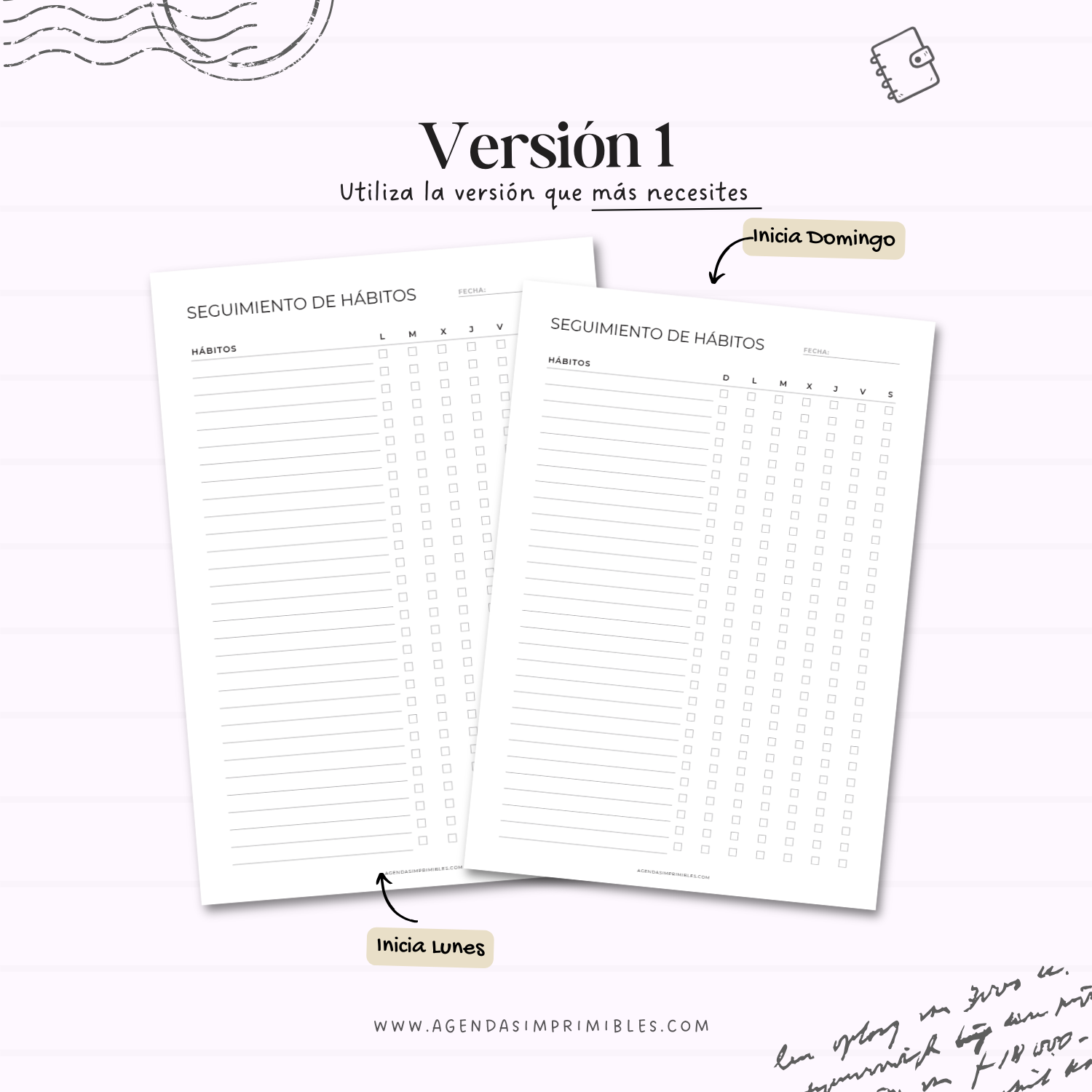 Seguimiento de hábitos Semanal