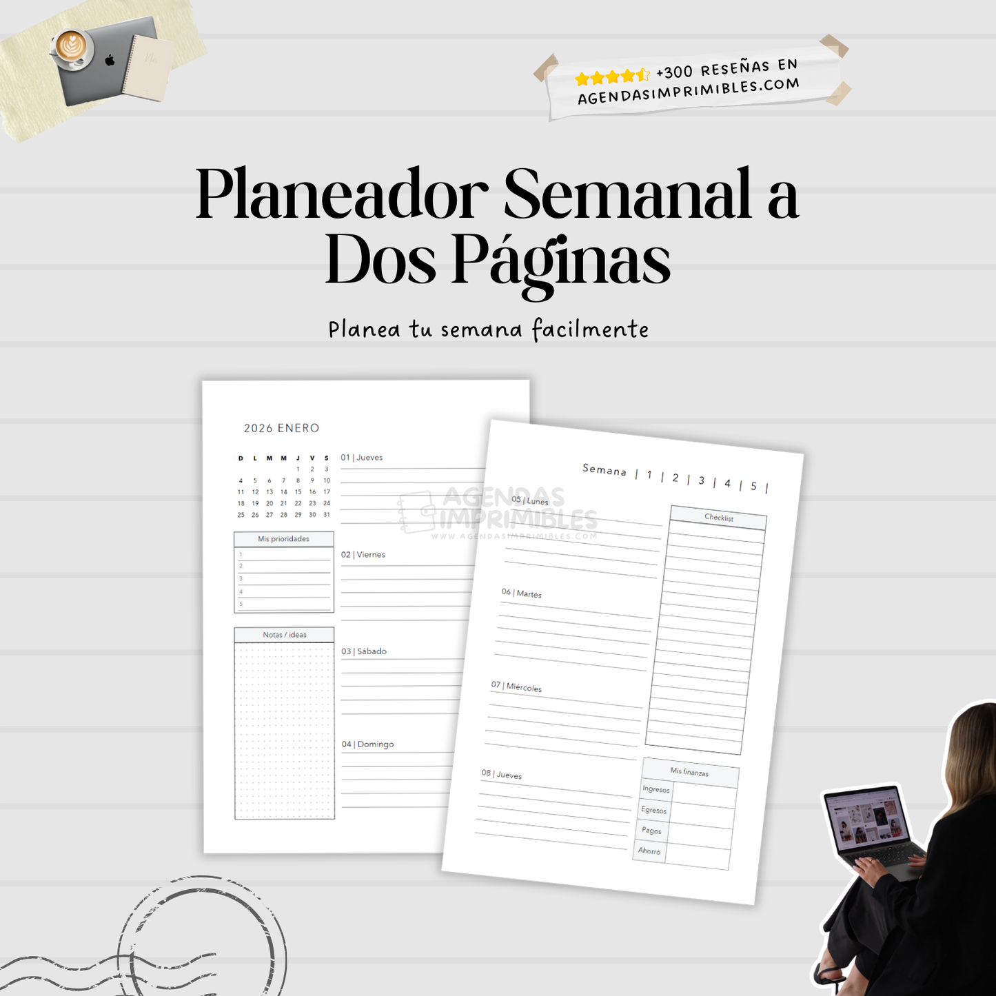 Agenda Mandala Semanal | 2026