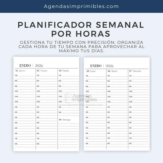 Agenda Dama Semanal | 2026