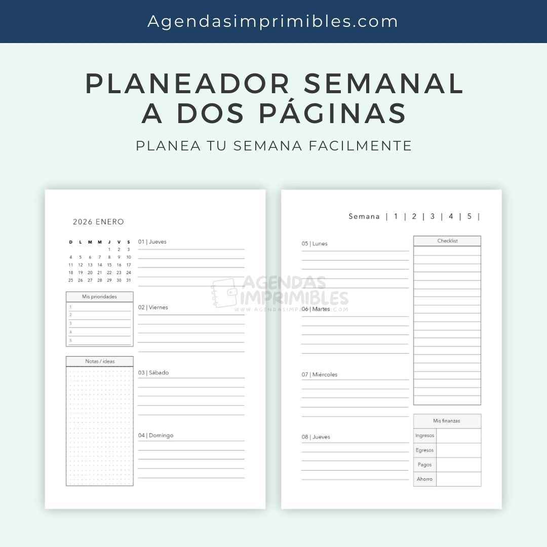 Agenda Flores Diaria| 2026
