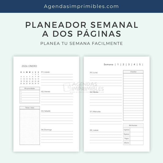 Agenda Flores Diaria| 2026