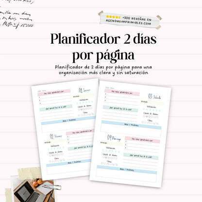 Agenda Cristiana 2 Días x Página | 2026