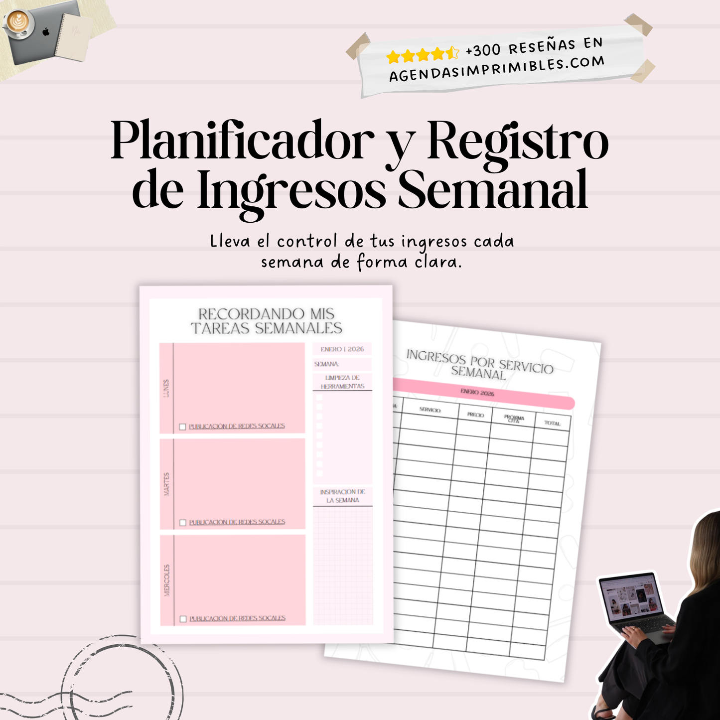 Agenda Manicurista Semanal | 2026