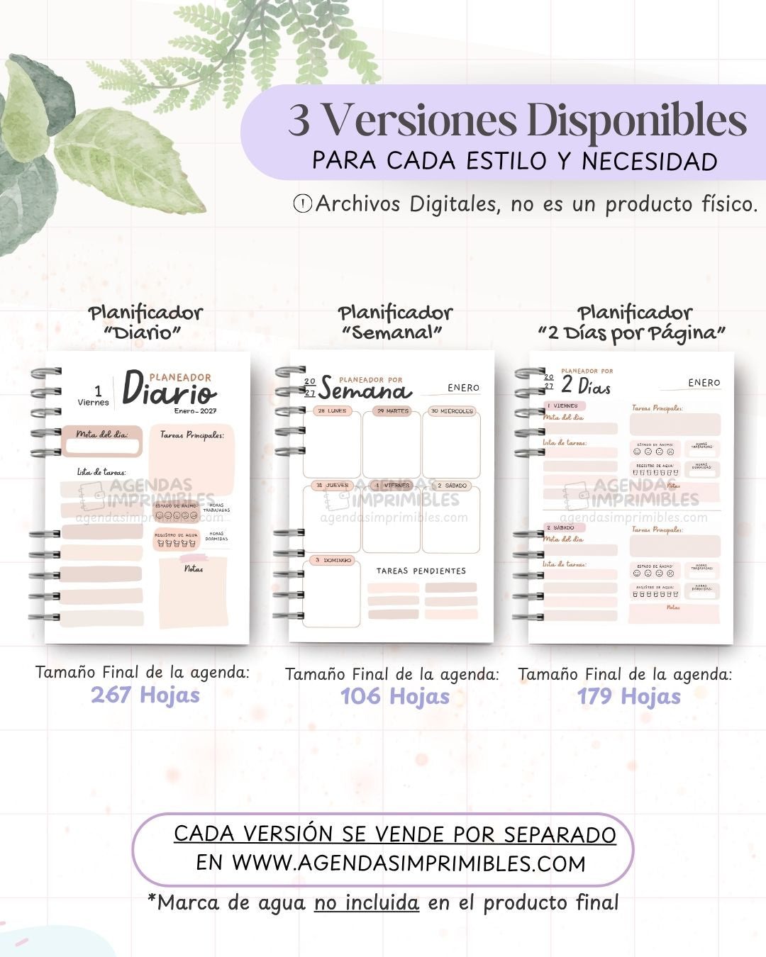 Agenda Aesthetic 2027 - Archivo Imprimible - imagen 2