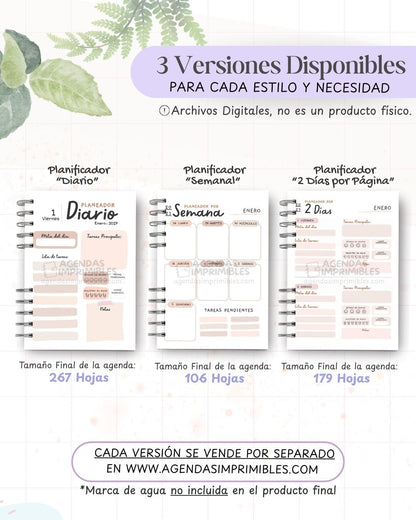 Agenda Aesthetic 2027 - Archivo Imprimible - imagen 2