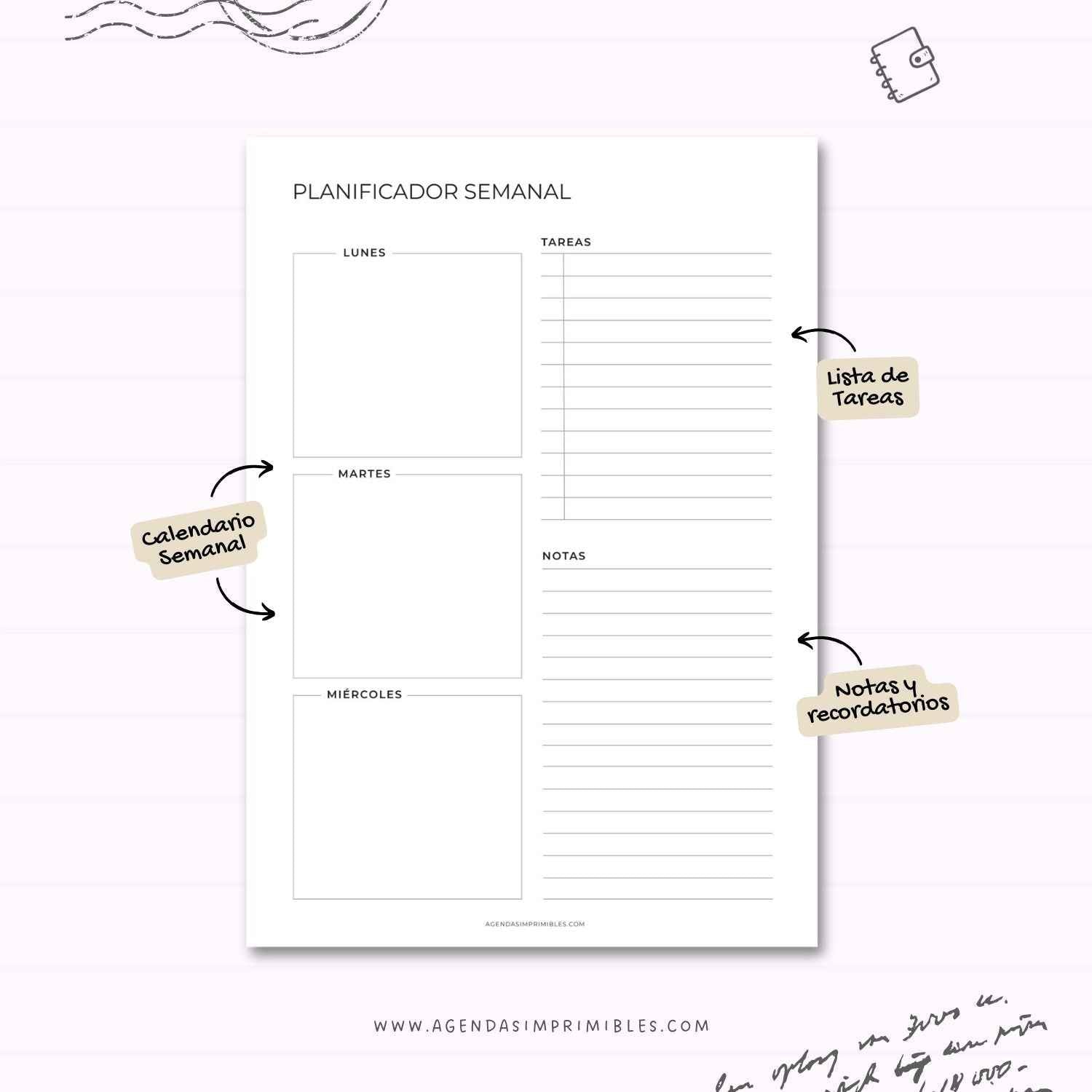 Planificador Semanal Doble V2