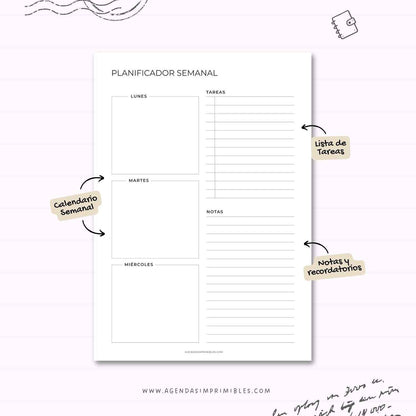Planificador Semanal Doble V2