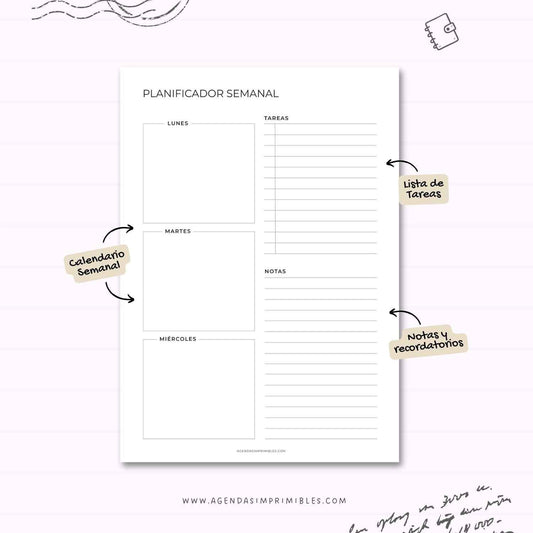 Planificador Semanal Doble V2