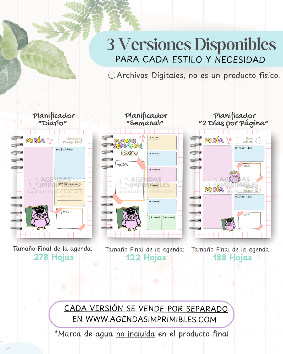 Agenda Buhitos 2027 - Archivo Imprimible - imagen 2