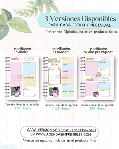 Agenda Buhitos 2027 - Archivo Imprimible - imagen 2
