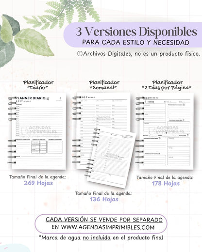 Agenda Finanzas 2027 - Archivo Imprimible - imagen 2
