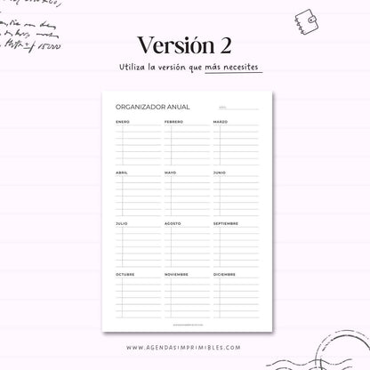 Organizadores Anuales