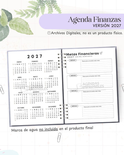 Agenda Finanzas 2027 - Archivo Imprimible - imagen 3