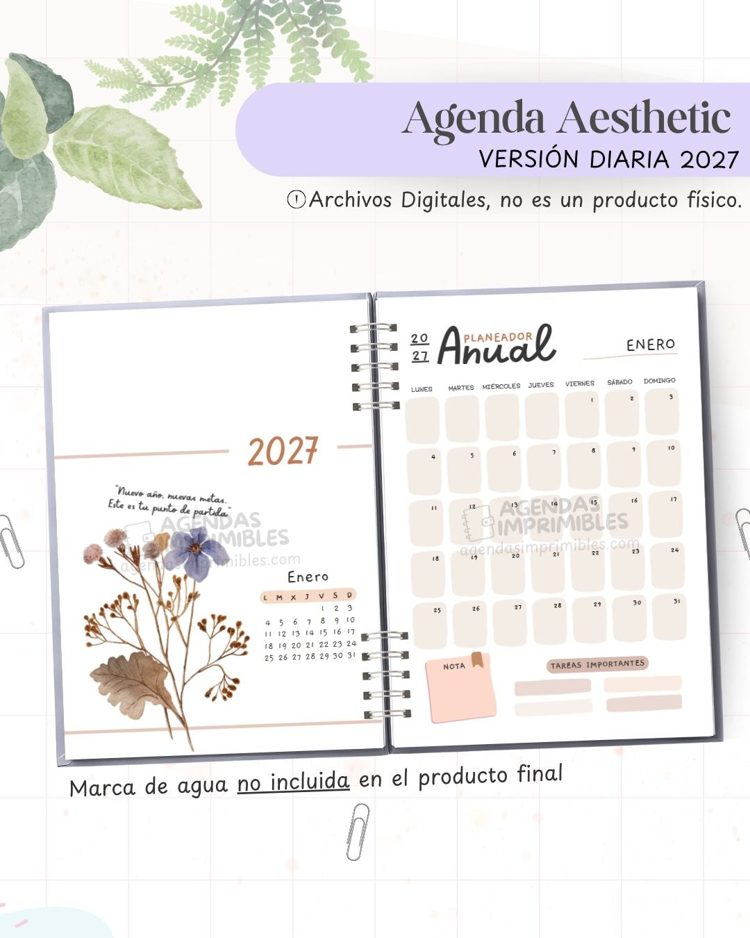 Agenda Aesthetic 2027 - Diario - imagen 3