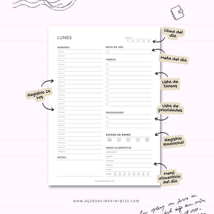 Planificador Diario 7 Días